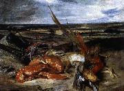 Eugene Delacroix Still-Life with Lobster France oil painting artist